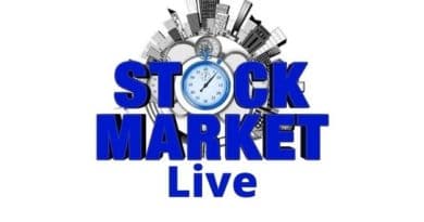 Stock market live news